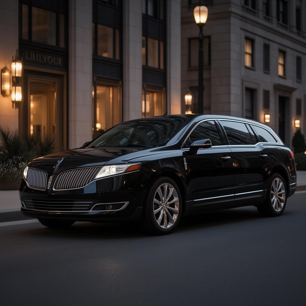 Black Lincoln MKT — Executive Sedan · 4 Passenger
