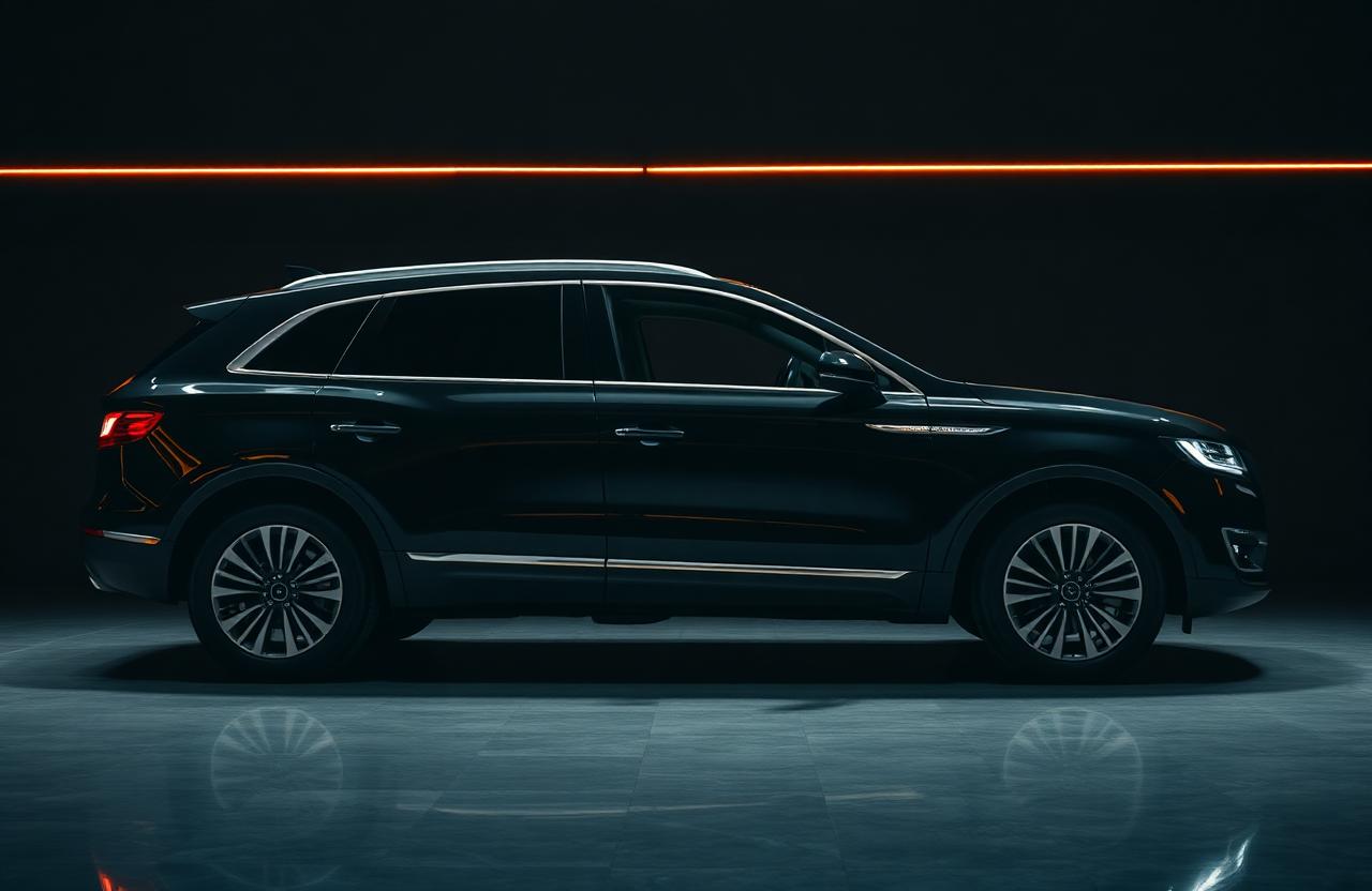 Black Lincoln Nautilus — Executive SUV · 4 Passenger